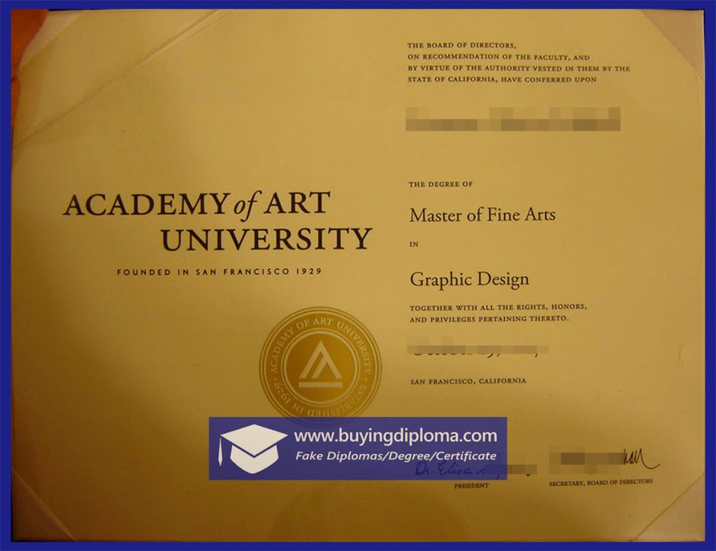 Lesser Known Ways to Buy a Fake Academy of Art University degree