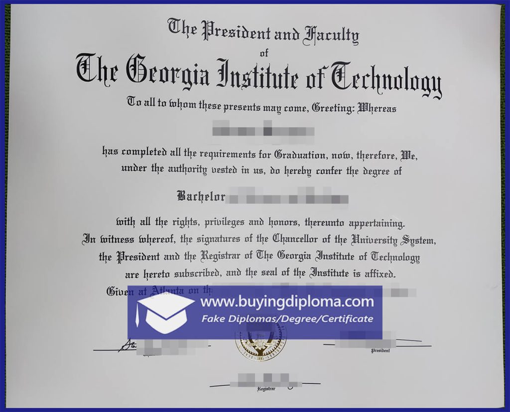 How to buying a fake Georgia Institute of Technology degree online