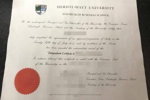 heriot-watt university diploma