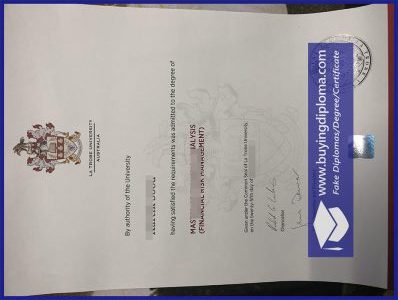 Buy a real fake La Trobe University Diploma