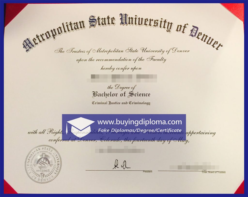 Time to buy a fake Bachelor's degree from MSU Denver