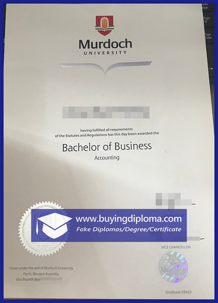 How to Buy Fake Murdoch University Bachelor Degrees