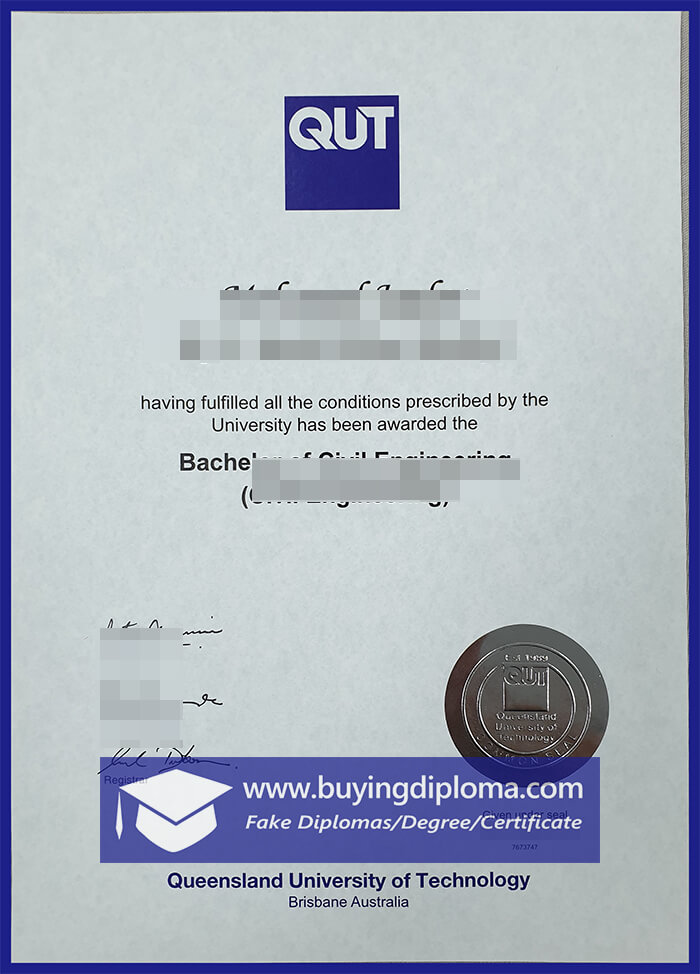 Buying a fake QUT diploma