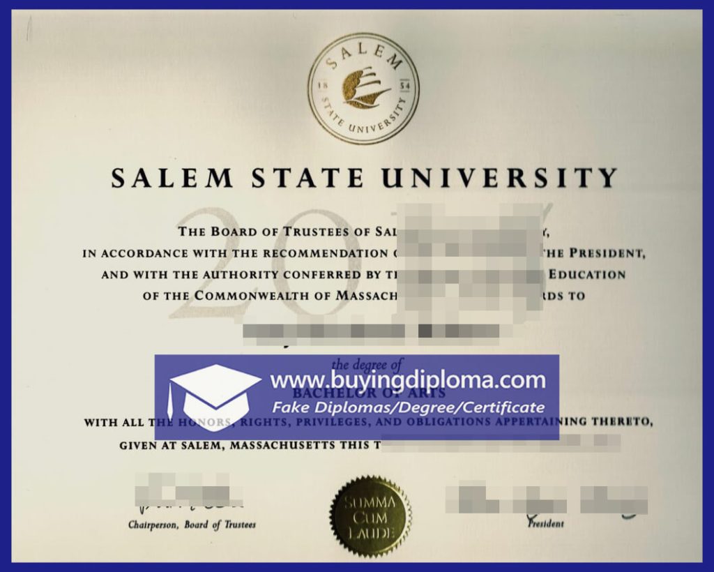 How to buy degree of salem state university