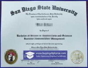Buy degree of San Diego State University, Master's degree