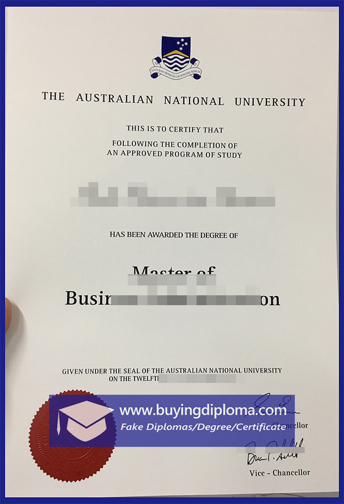 How to buy a fake Australian National University Certificate