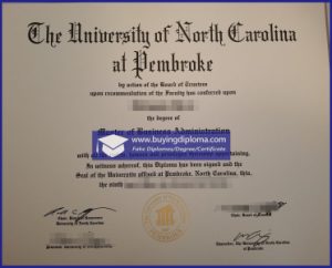 Safely buy a fake University of North Carolina at Pembroke diploma
