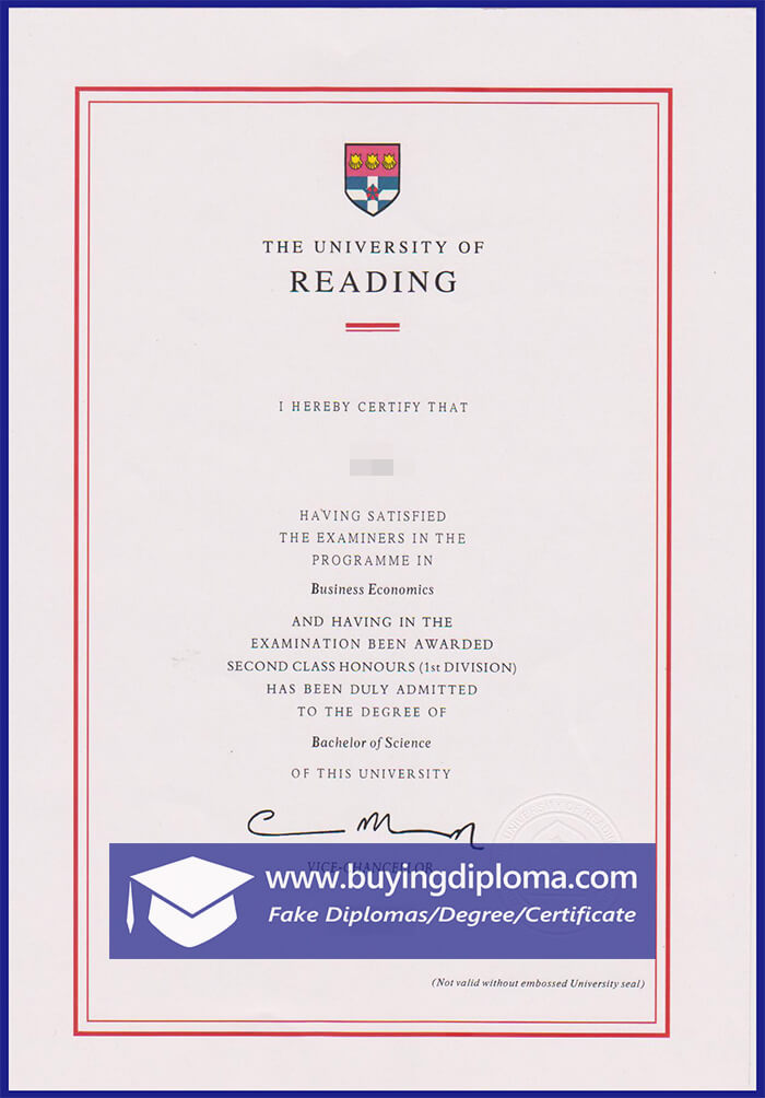 The Fastest Way To Buy A Fake The University Of Reading Certificate