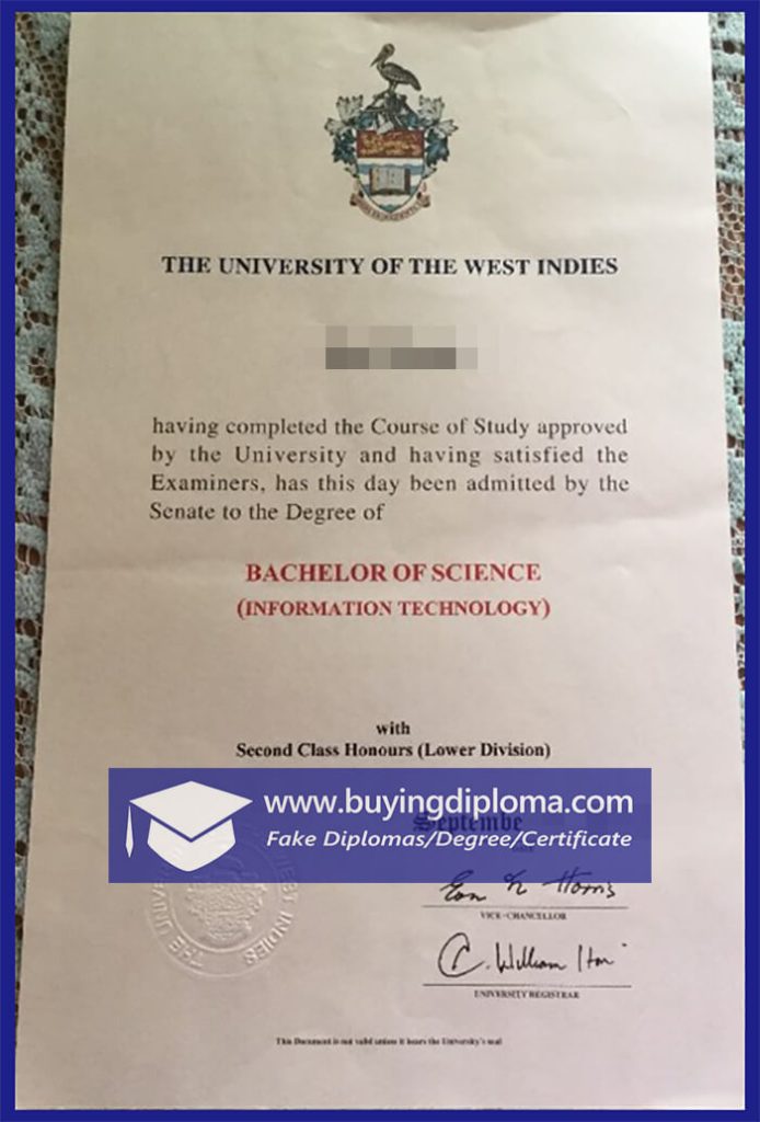 How to get a fake University of the West Indies degree