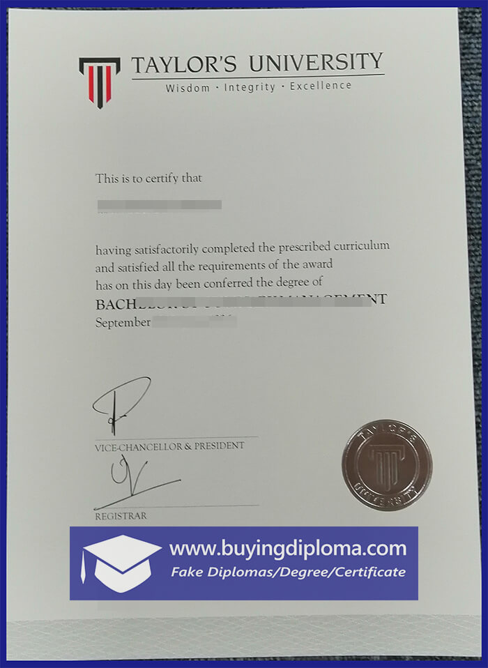 The best ways to Buy A Fake Tyalor's University Diploma