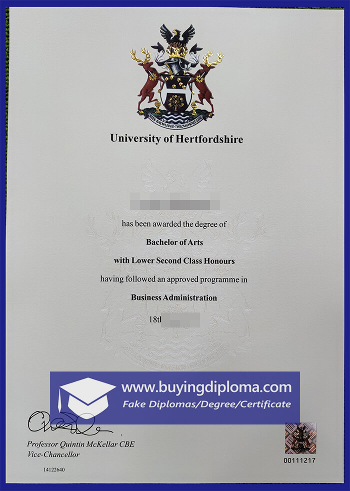 Did You Get A Fake University of Hertfordshire degree