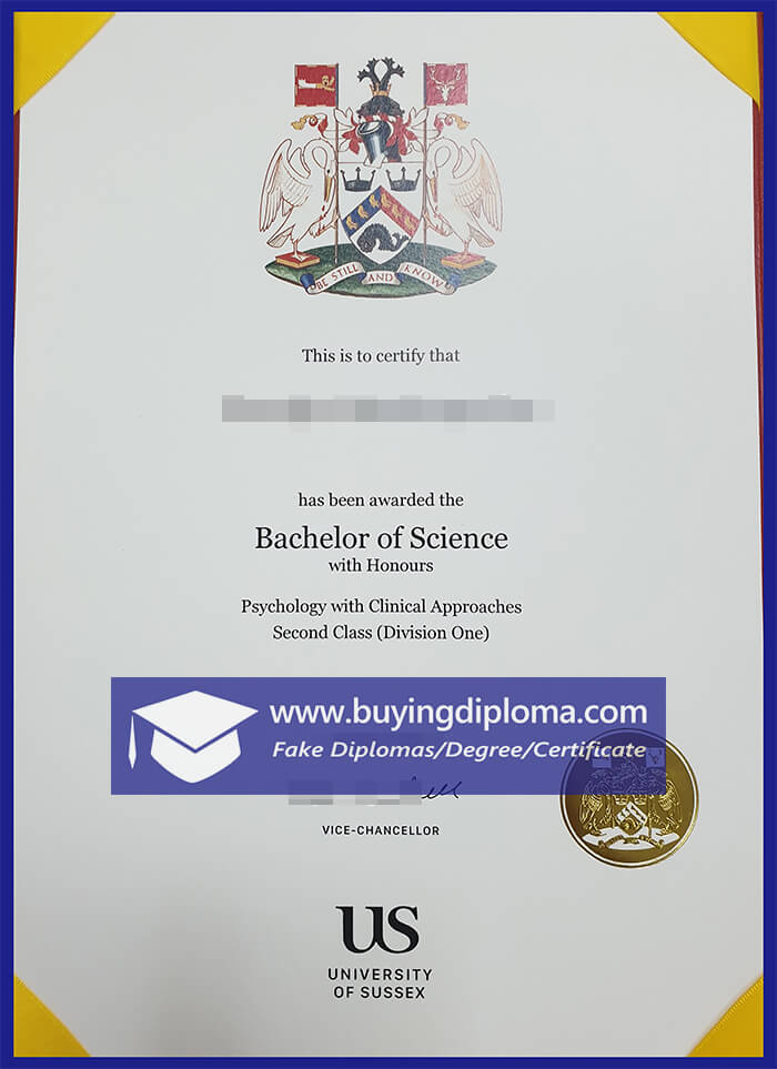 Hou to buy A Fake University of Sussex certificate