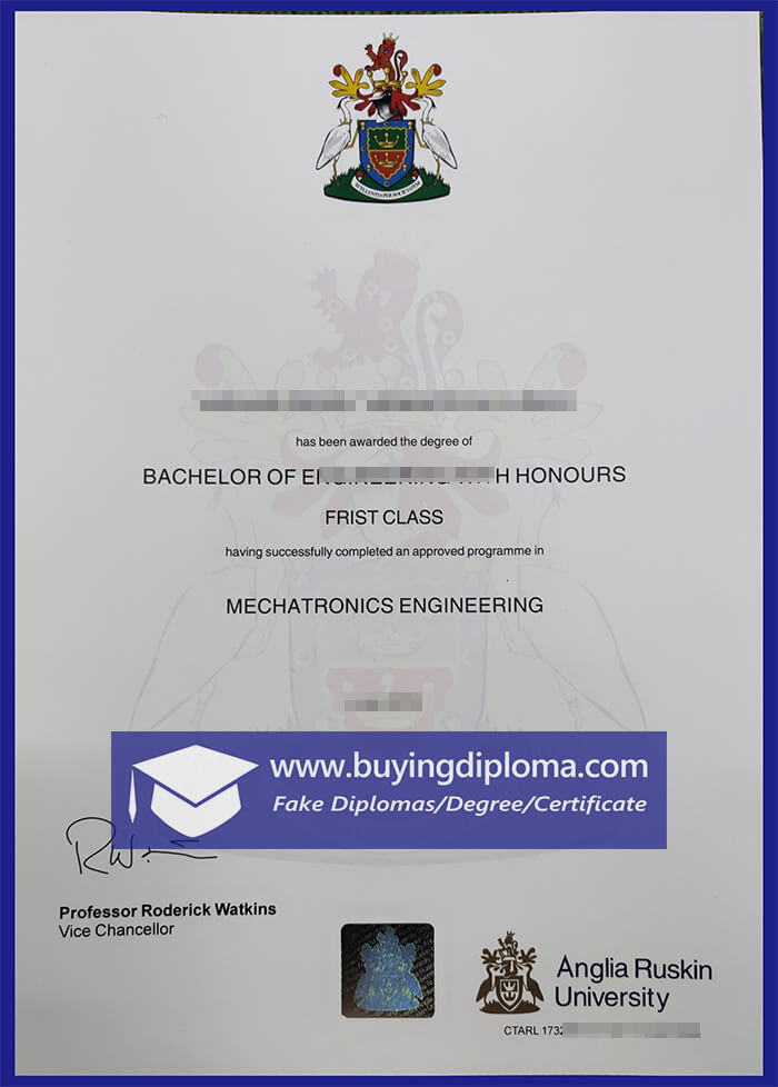 Buy a fake Anglia Ruskin University diploma
