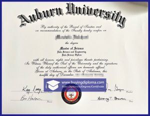 You know how to buy an Auburn University master's degree