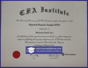 How to get a CFA Institute certificate