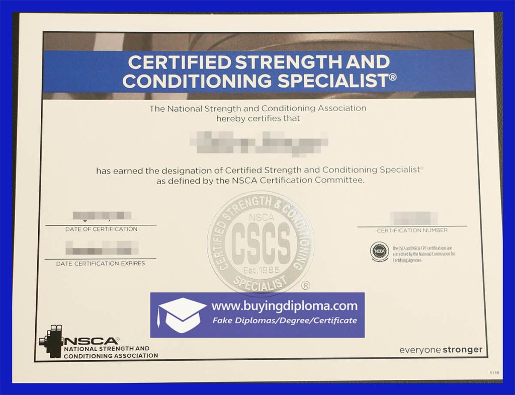 Buy fake CSCS certificate online