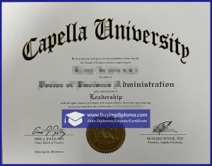 Copy Capella University degree of doctor of business administration