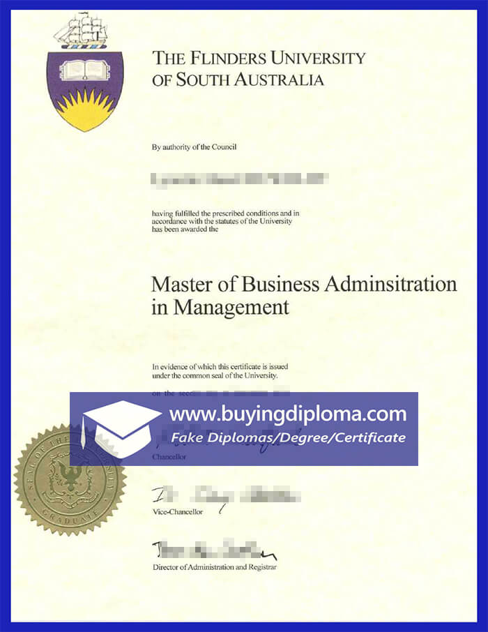 Buy Flinders University MBA degree online