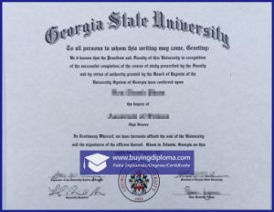 How much to buy a Georgia State University diploma