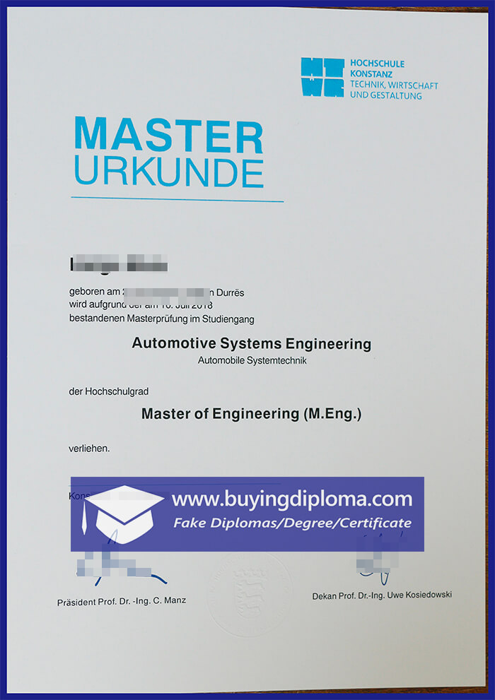 Apply for HTWG Konstanz diploma