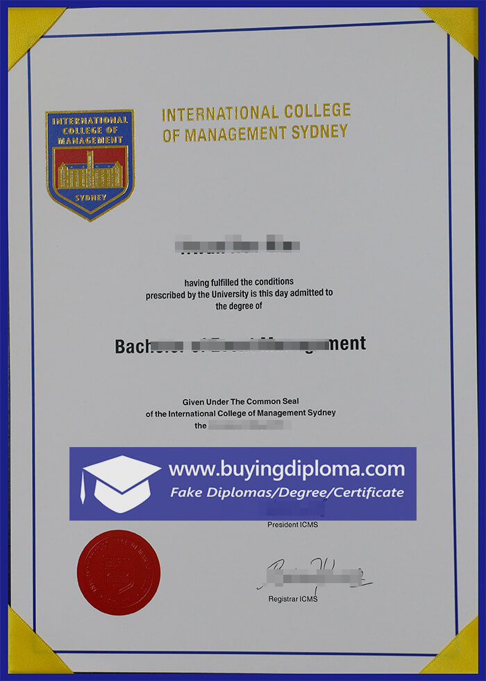How much to Purchase a fake ICMS diploma