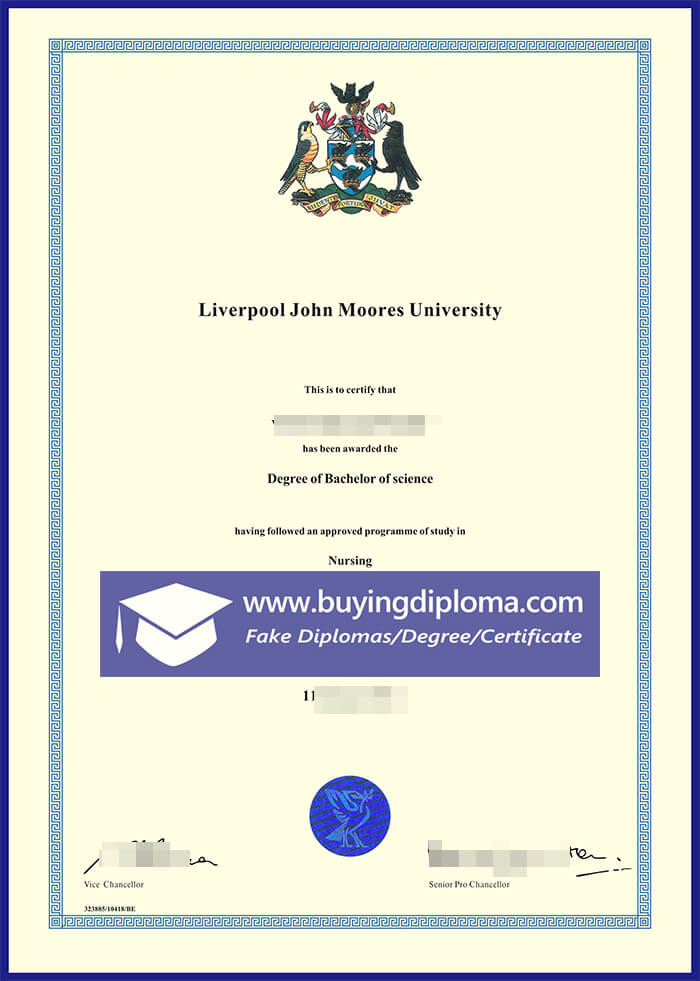 Safely order a fake John Moores diploma