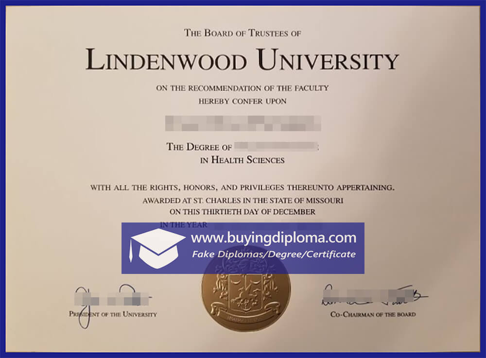 Fake Lindenwood University diplomas