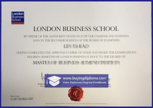 Master's degree, Apply a London Business School degree
