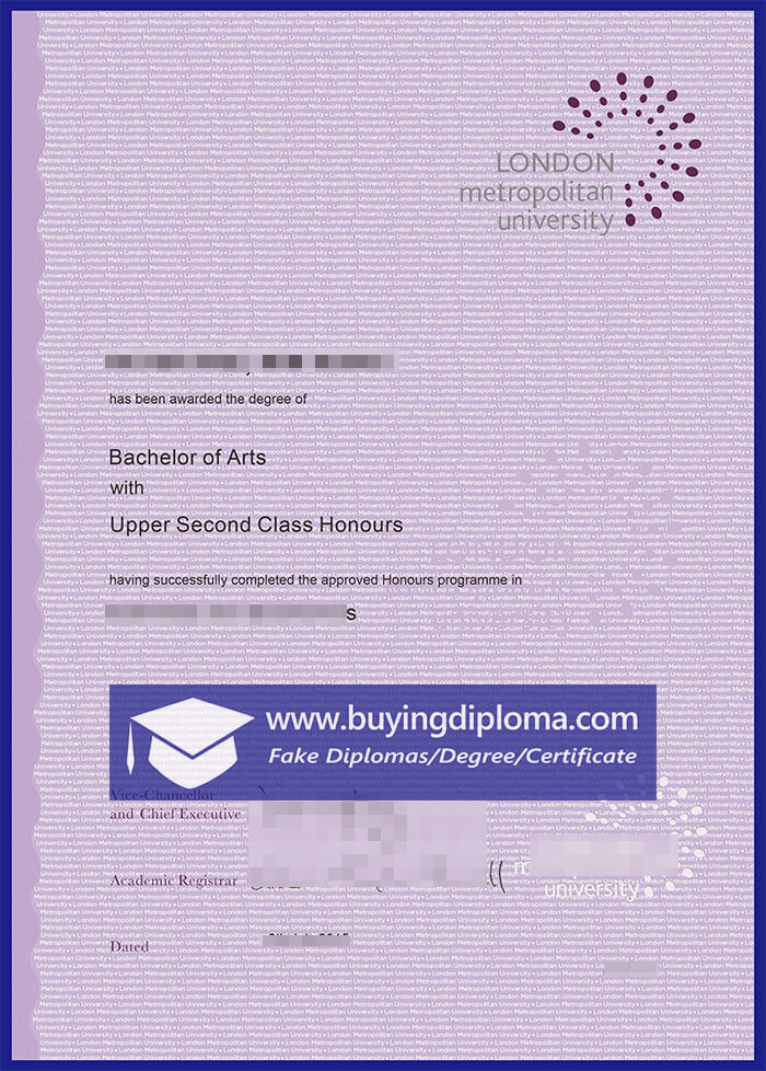 The role of buying a London Metropolitan University degree