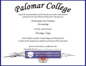 The Process Of Buy A Palomar College diploma