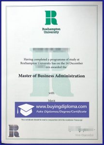 Fastest way to order a University of Roehampton MBA degree