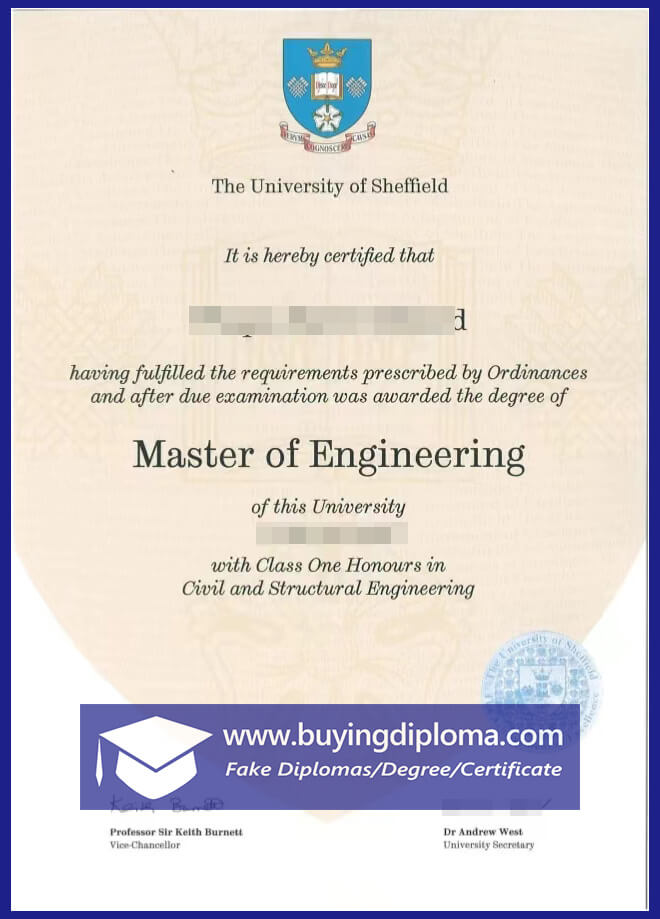Best ways to Purchase a University of Sheffield diploma
