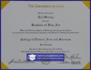 How to Apply a University of Iowa diploma in US