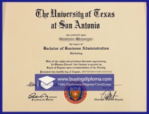 Bachelor's degree, Purchase a UTSA degree