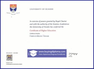 How much to Custom a University of Dundee certificate