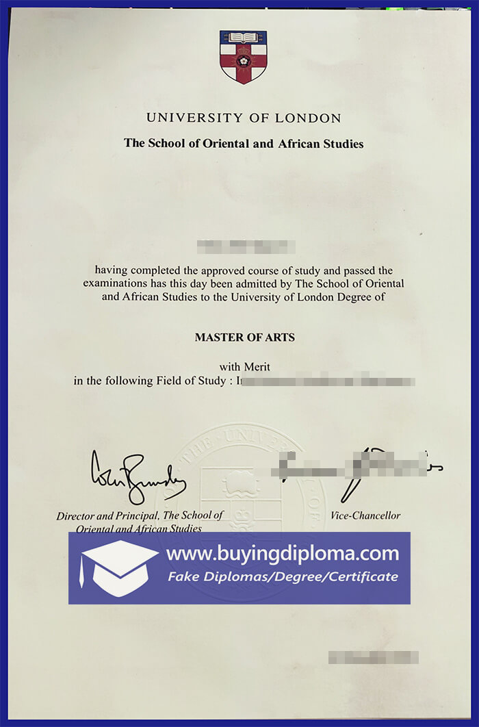 Fake a University of London certificate