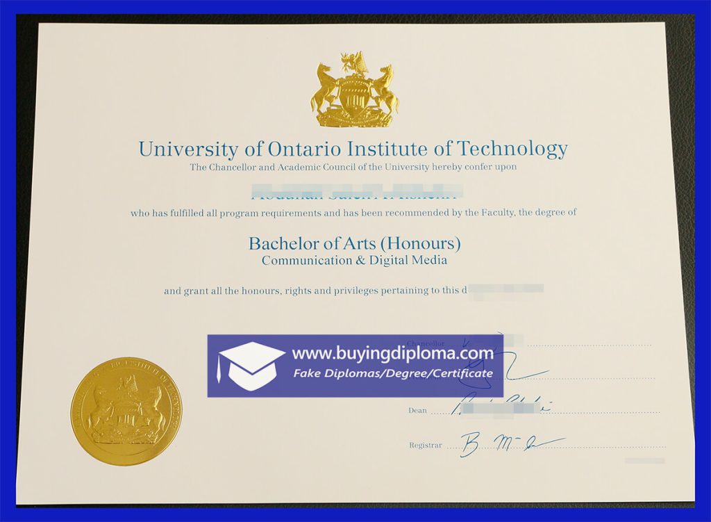 Time to Purchase a Ontario Tech University degree