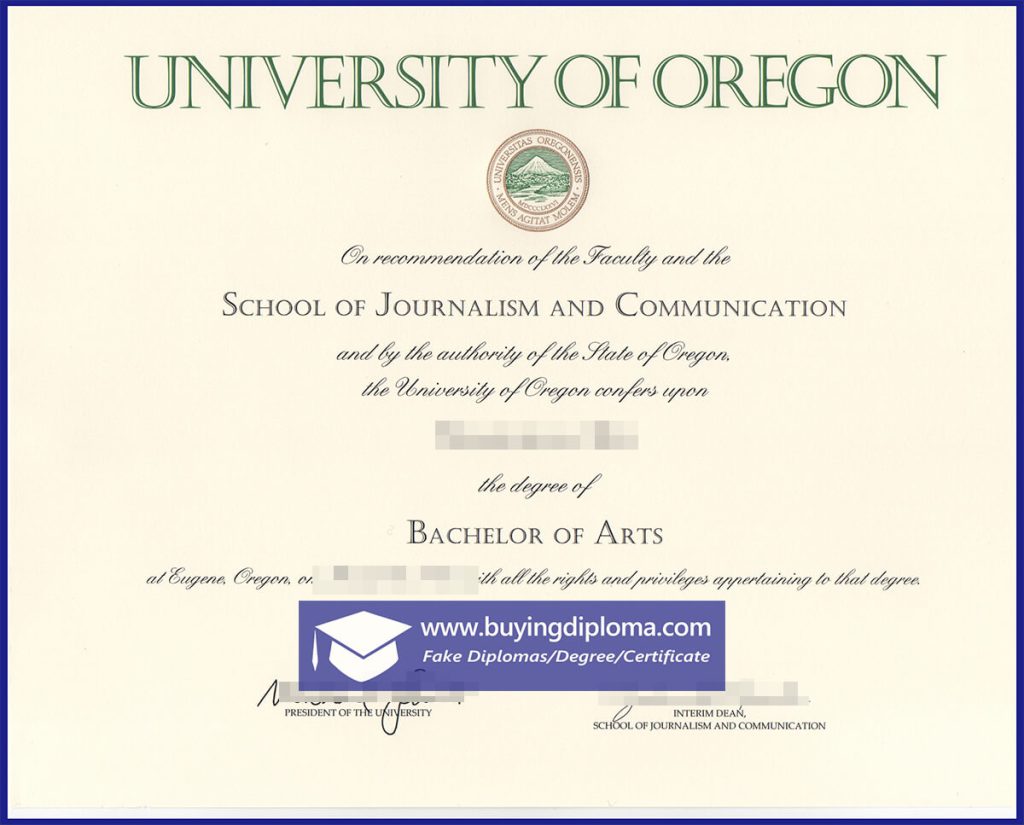 Why You Should Purchase a University of Oregon diploma
