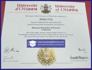 Why not buy a fake University of Ottawa degree certificate