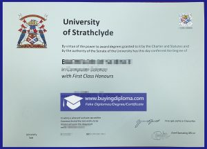 Steps to make a fake University of Strathclyde diploma