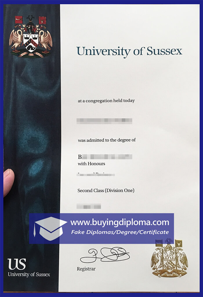 The fastest way to choose a University of Sussex diploma