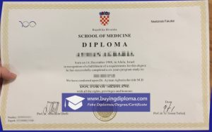 Safely buy a University of Zagreb diploma