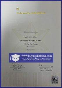 Custom university of Brighton degree of bachelor of arts