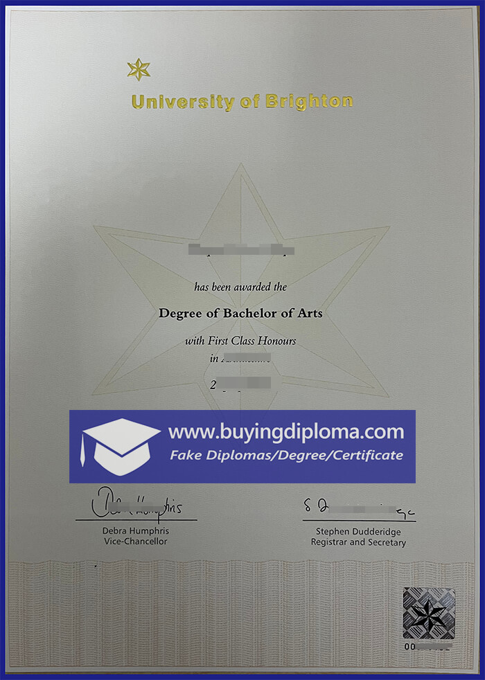 Custom university of Brighton degree