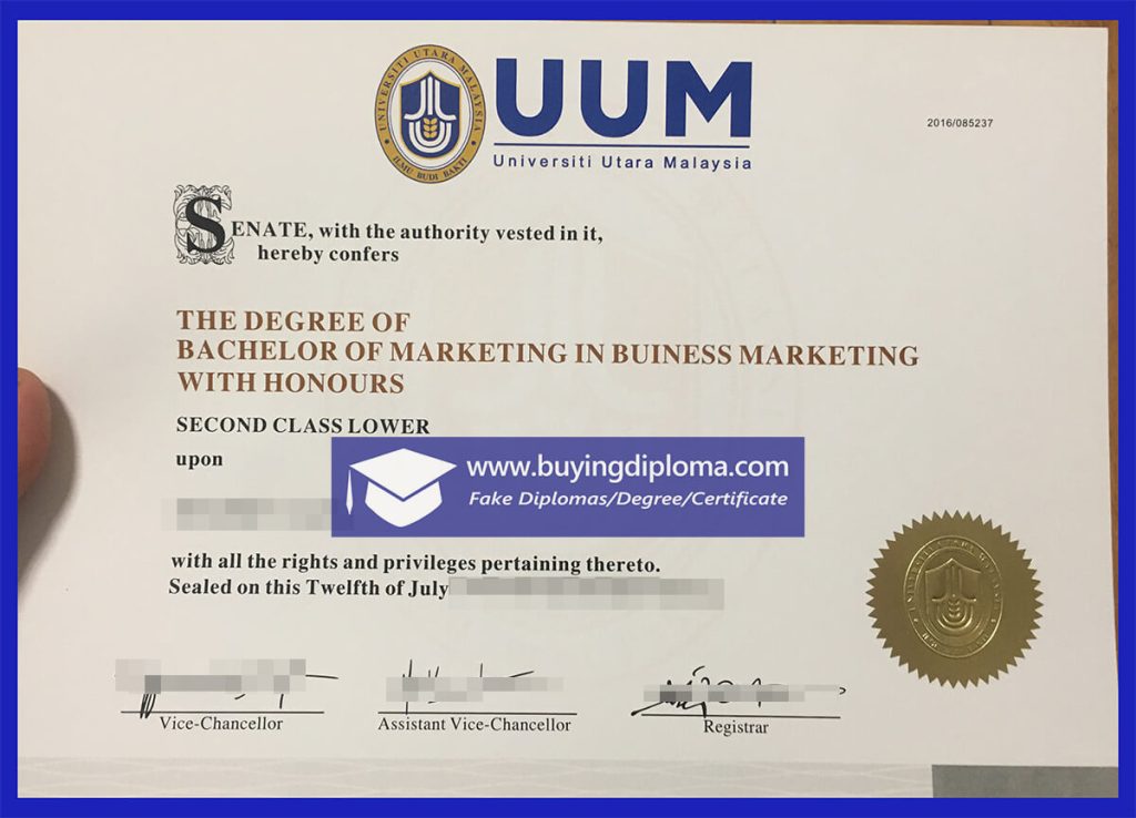 fake UUM diploma online