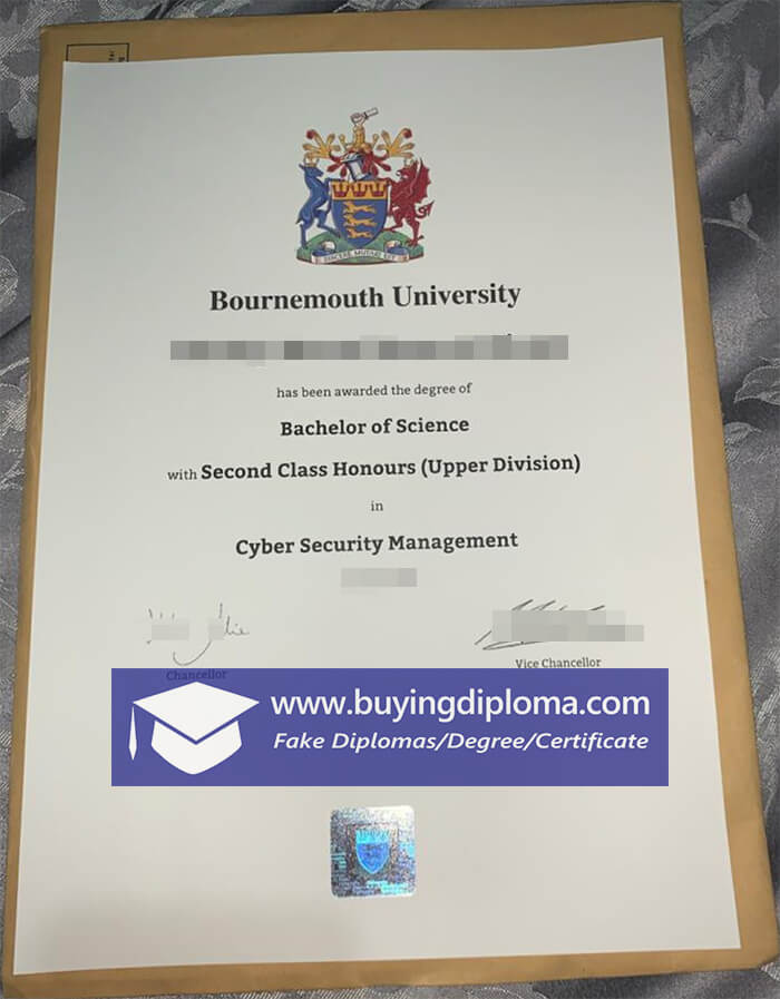 fake Bournemouth University master's degree